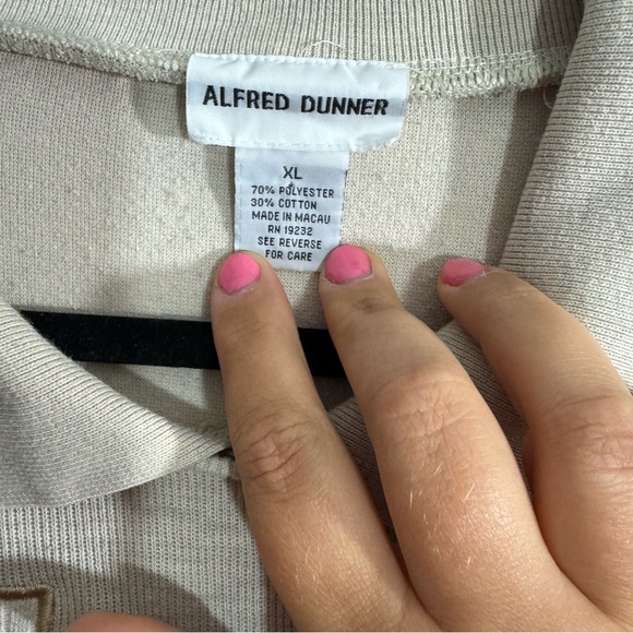 ✨ Vintage Alfred Dunner Embroidered Polo Collar Sweatshirt Top, Women’s XL - Picture 4 of 4